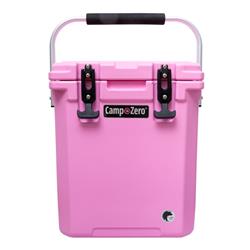 Picture of Camp Zero CZ16L-PK 16.9 qt. Premium Cooler with Molded-in Cup Holders&#44; Pink