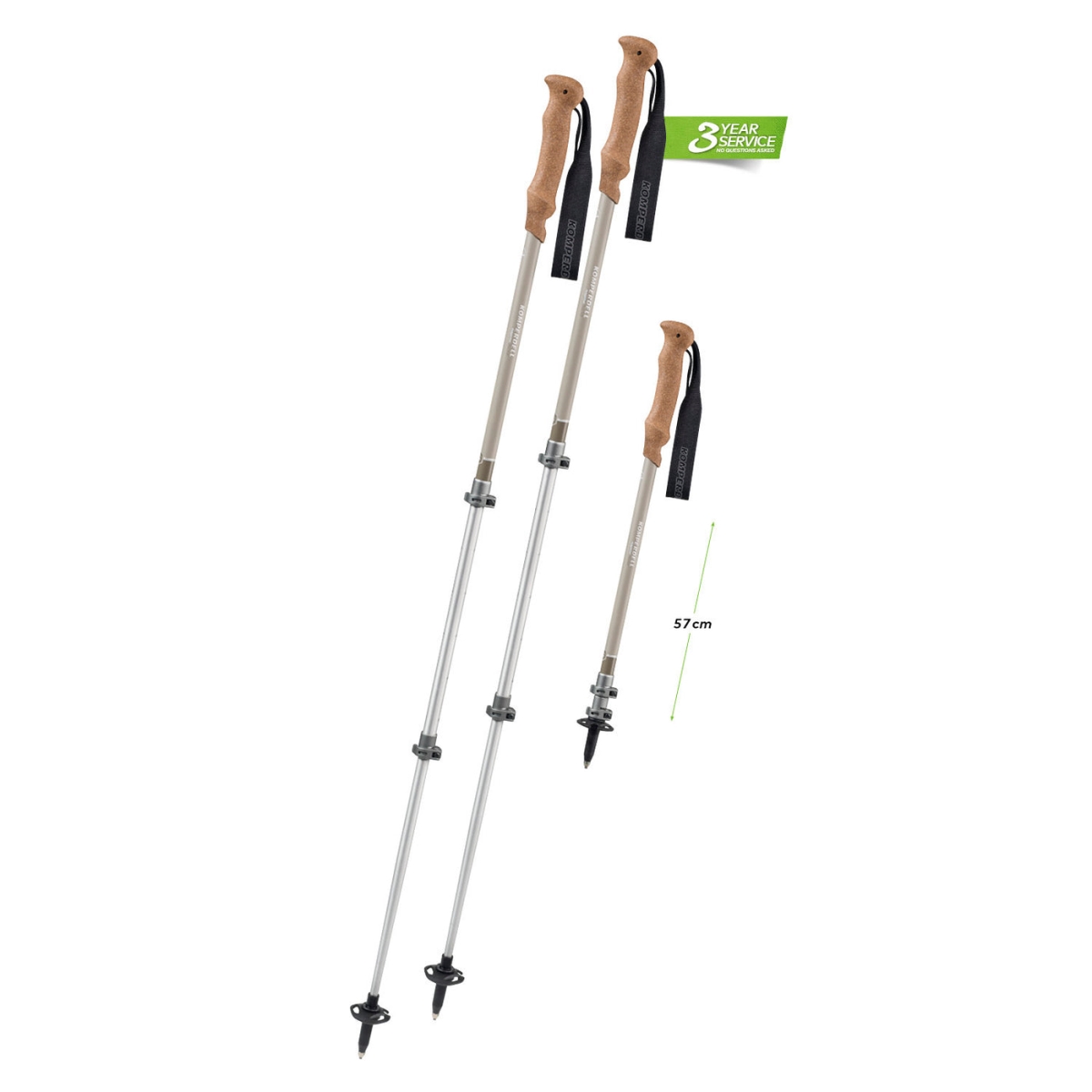 Picture of Komperdell 1742333-10 Ridgehiker Cork Powerlock Compact