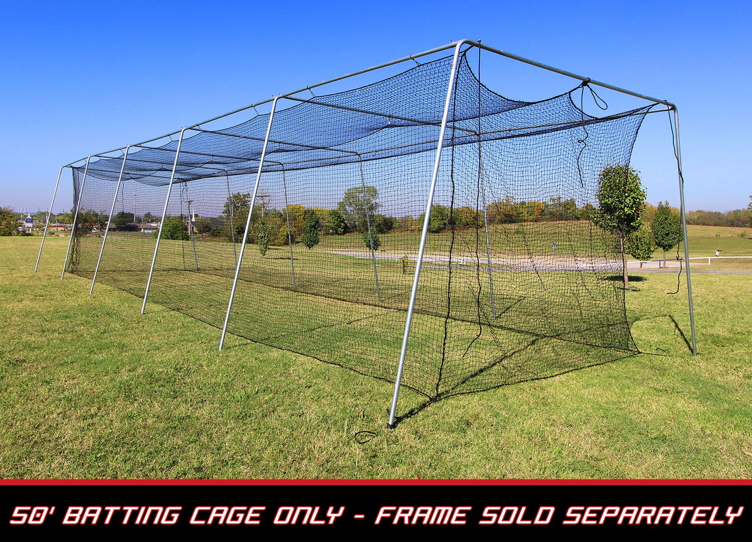 Picture of Cimarron Sports CM-502024TP 50 x 12 x 10 in. No. 24 Batting Cage Net Only