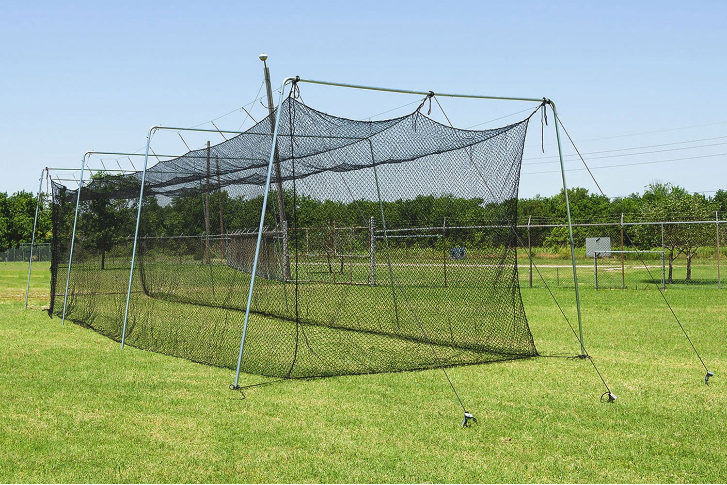 Picture of Cimarron Sports CM-302024TPC 30 x 12 x 10 in. No. 24 Batting Cage Net & Frame