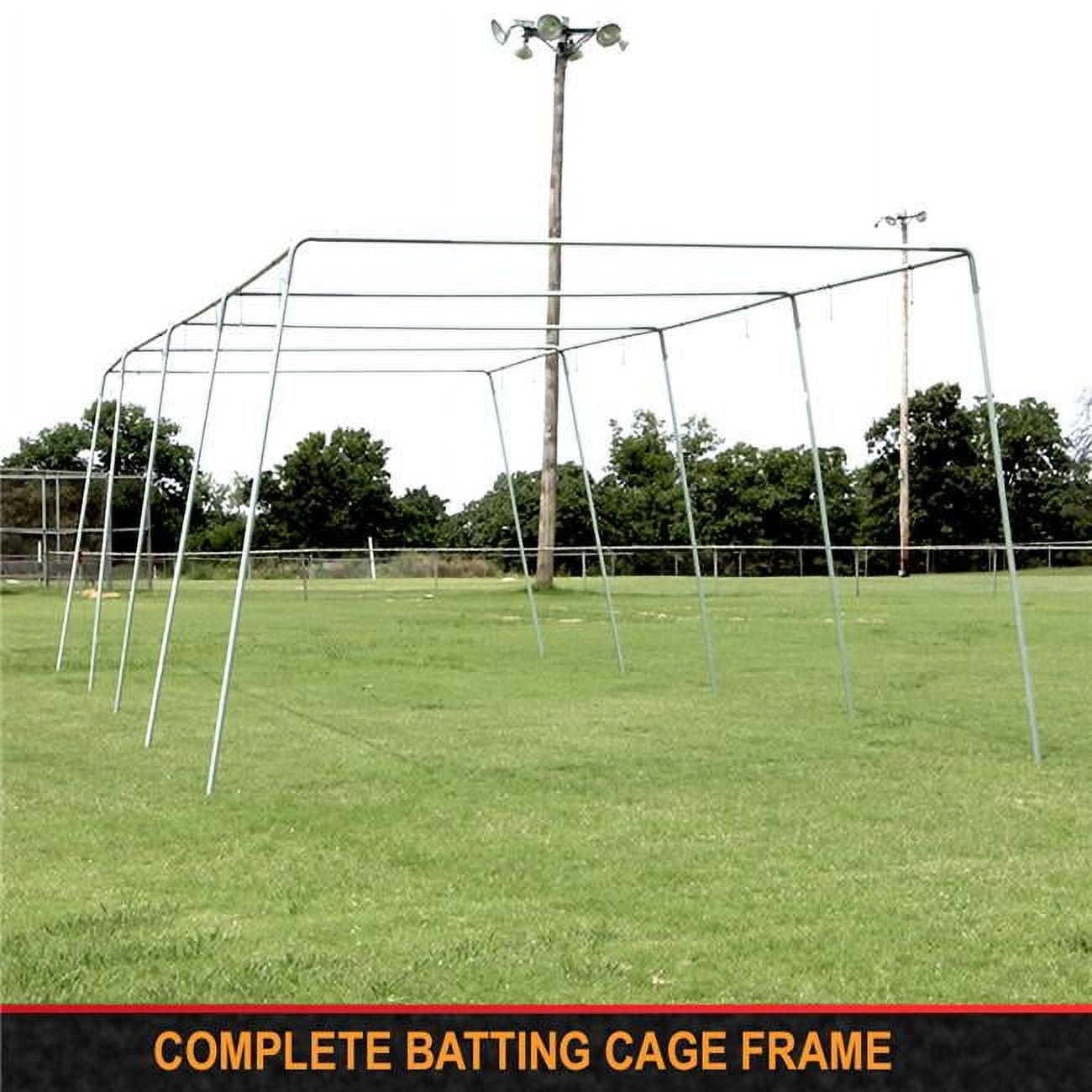 CMW- 70 x 12 x 12 ft. 1.5 in. Complete Batting Cage Frame -  Geared2Golf, GE3449705