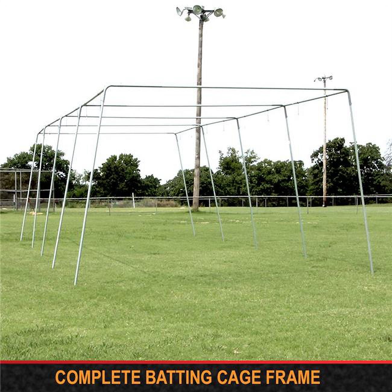 CMW- 70 x 14 x 12 ft. 1.5 in. Complete Batting Cage Frame -  Geared2Golf, GE3453088