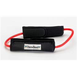 Picture of Theraband 21431 Professional Resistance Tubing Loop with Padded Cuffs&#44; Red
