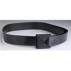 Picture of Posey 6546R EZ Clean Gait Spring-Loaded Buckle Belt - Black