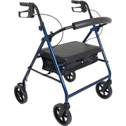 Picture of Bariatric RLAB8BL Rollator with 8 in. Wheels&#44; Blue