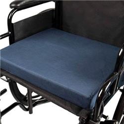 Picture of Alex Orthopedics 50102BK 18 x 16 x 2 in. Wheelchair Polyurethane Foam Cushion&#44; Black & Navy