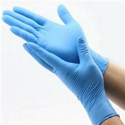 Picture of Basic 1031A Synguard Nitrile Exam Gloves&#44; Blue - Small - Case of 10