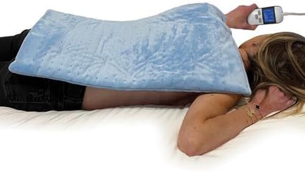 BJ185200 12 x 24 in. Heating Pad - Washable 6 Heat & 6 Timer Settings