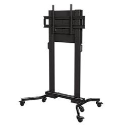 M90LS Heavy Duty Mobile Cart with Back Panel & Cover for Displays Larger than 60 in.