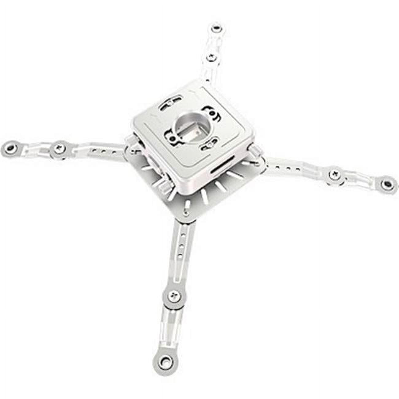 Universal Mount for Projectors with Micro Adjust & Additional Extenders - White