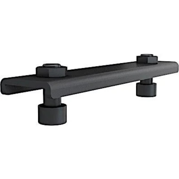 HUS Single Unistrut Ceiling Adapter, Black
