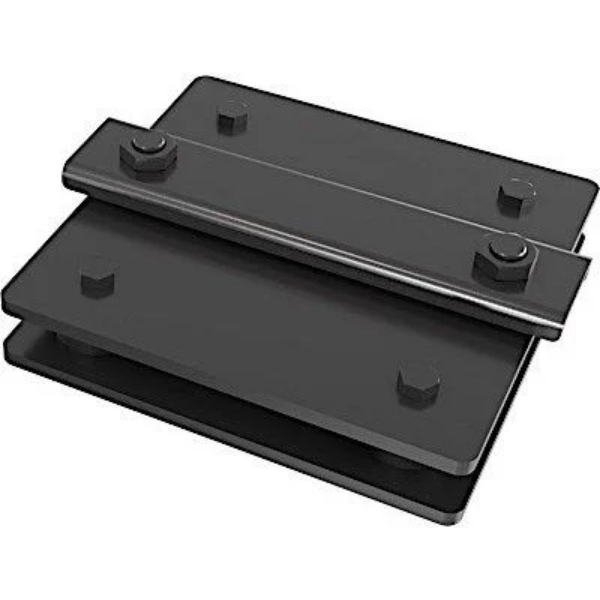 CAUV Anti Vibration Single Unistrut Ceiling Adapter, Black