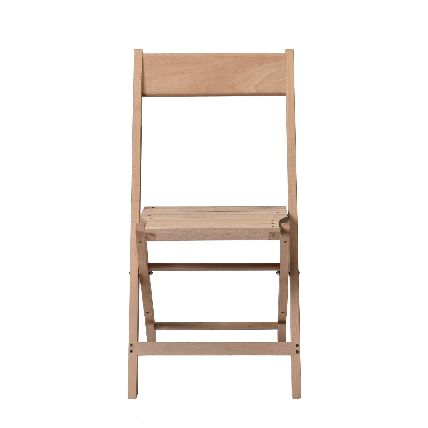Picture of Commercial Seating Products A-101-NA-4 American Classic Natural Wood Folding Chair - 30.5 in. - Set of 4