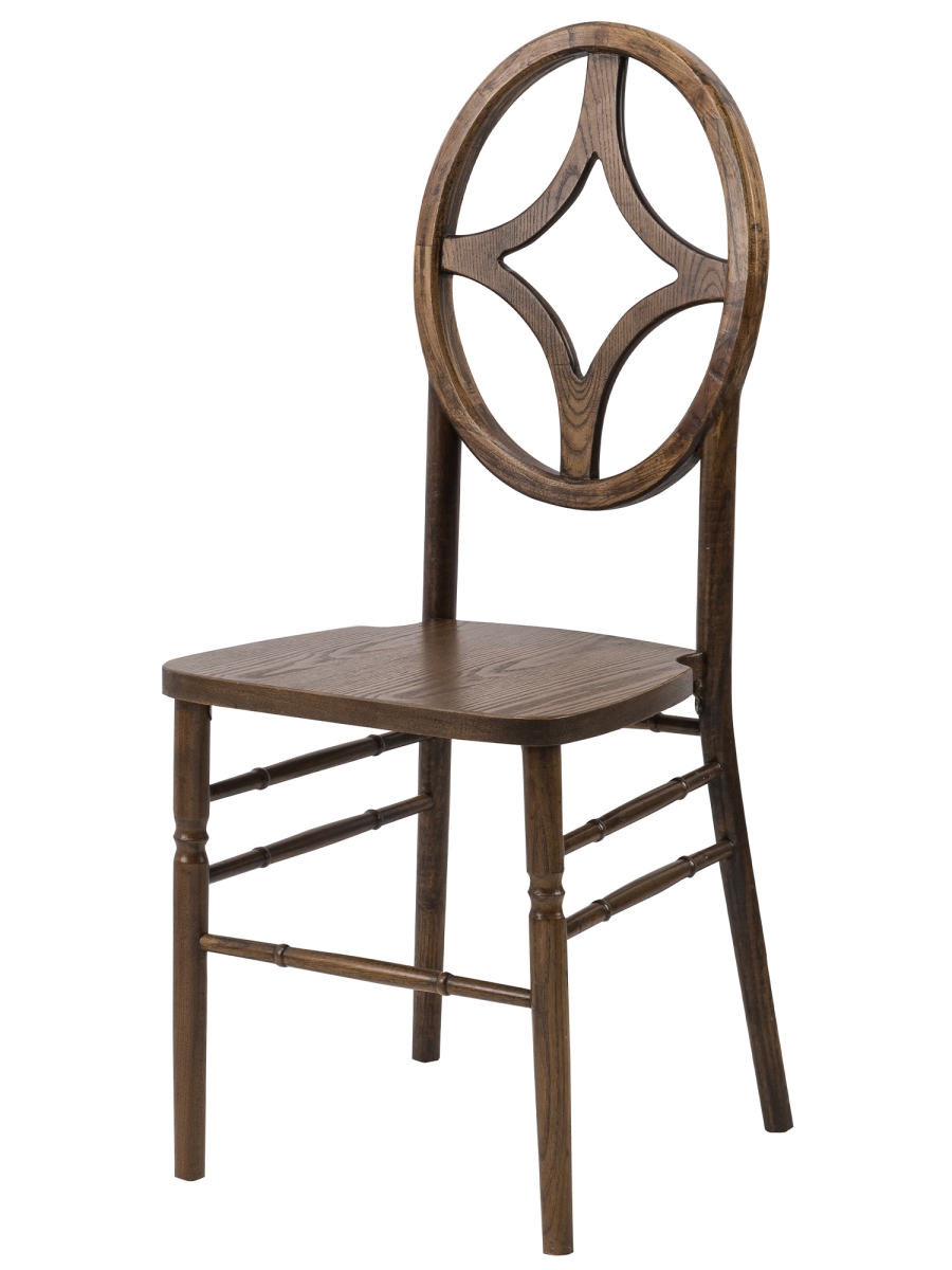 Picture of CSP W-431-VR-DIAMOND-RDDW-WEB2 Veronique Diamond Wood Dining Chairs&#44; Dark Walnut - Set of 2