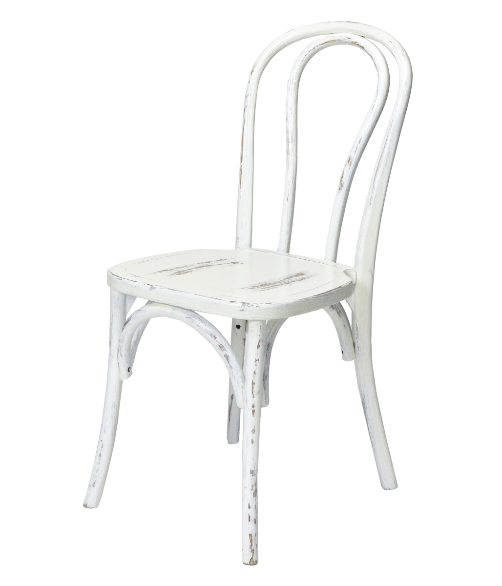 Picture of CSP W-611-X02-BENTW-WW-WEB2 Bentwood Wash Chairs&#44; White - Set of 2