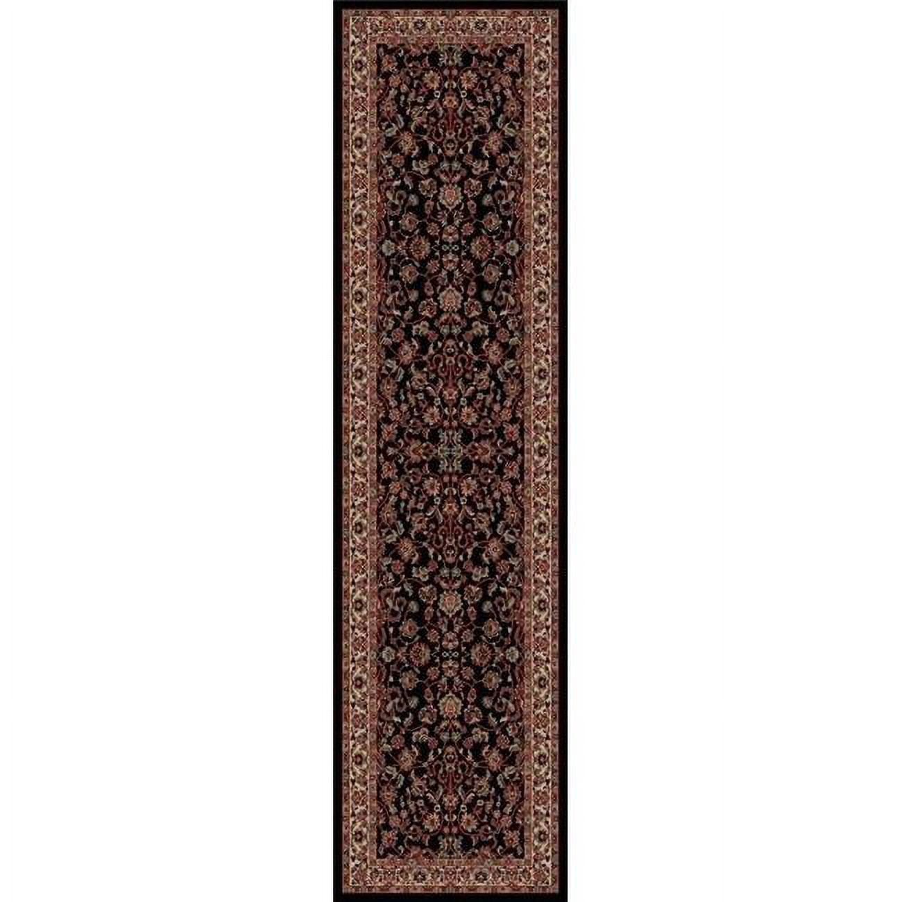 Picture of Concord Global 2023T 10 ft. 11 in. x 15 ft. Persian Classics Kashan - Black
