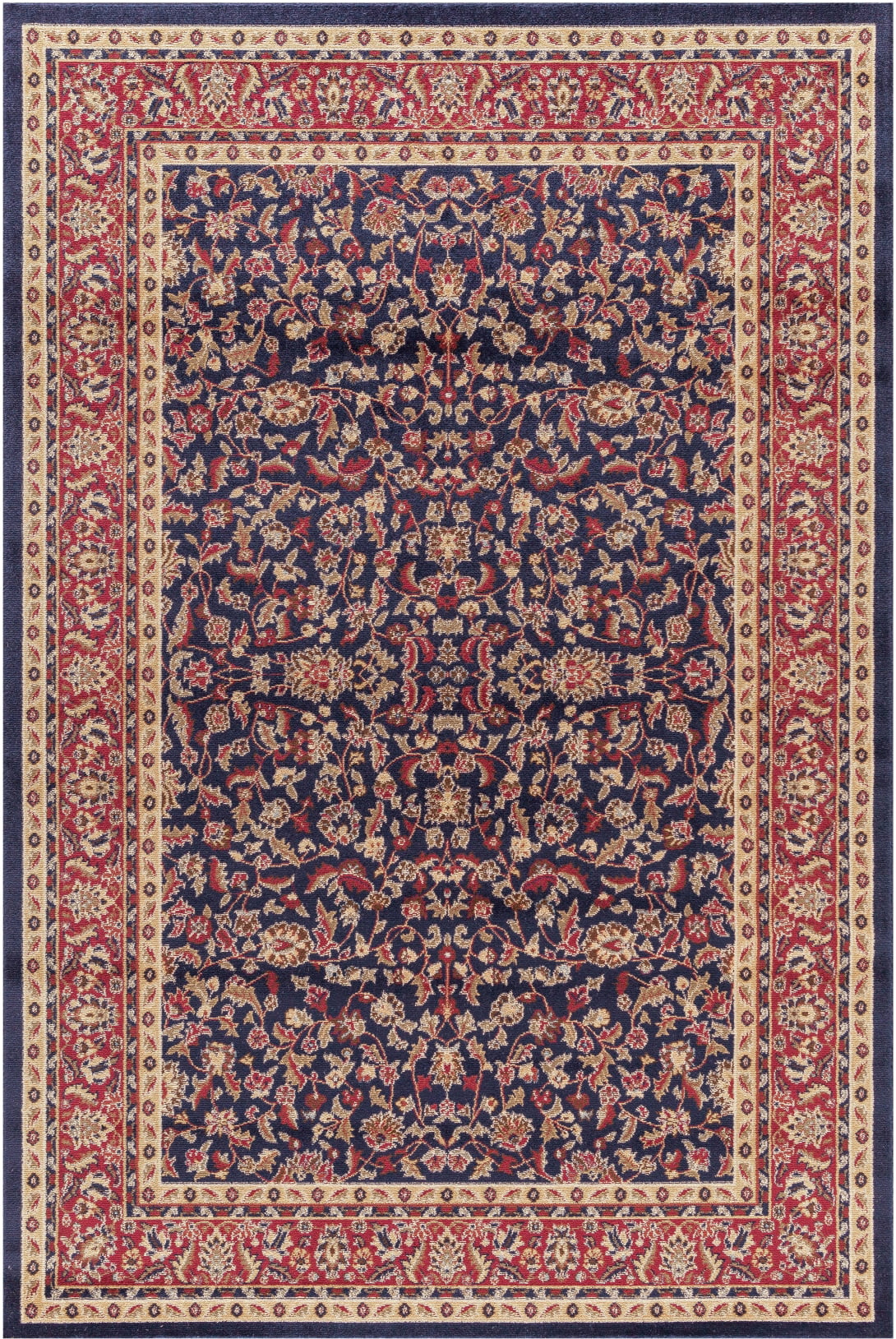 5 ft. 3 in. x 7 ft. 7 in. Jewel Kashan - Navy
