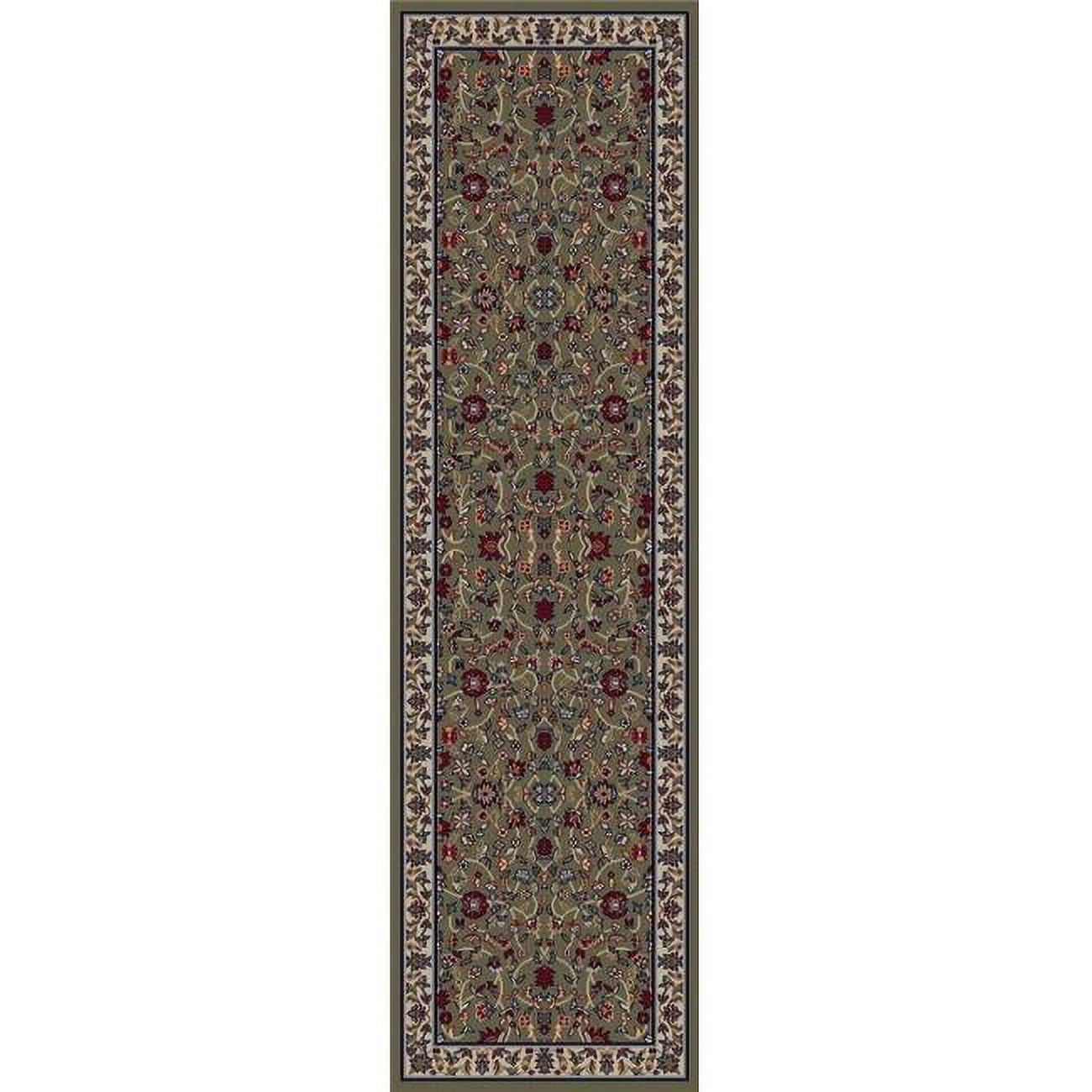 Picture of Concord Global 40652 2 ft. 3 in. x 7 ft. 7 in. Jewel Kashan - Green