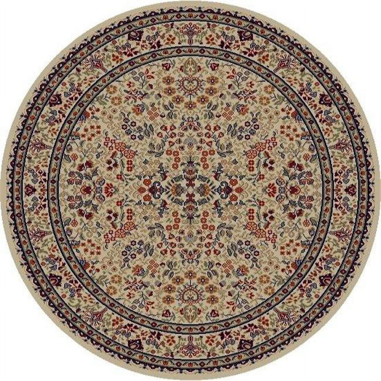 5 ft. 3 in. x 7 ft. 7 in. Jewel Sarouk - Ivory