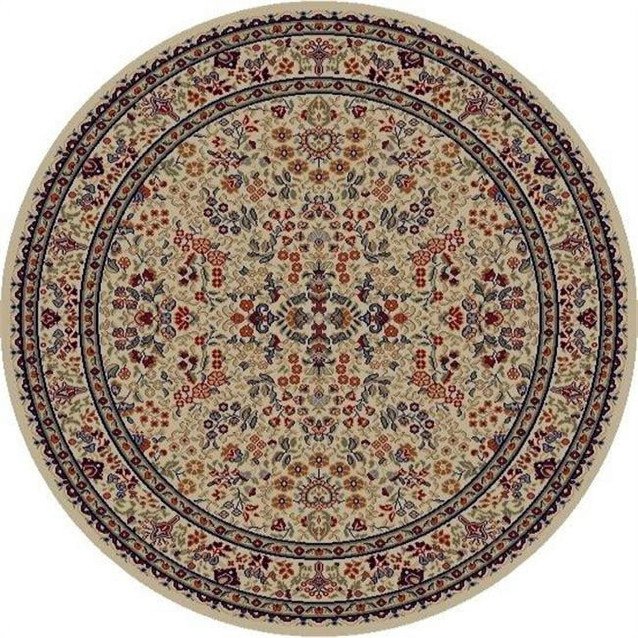 7 ft. 10 in. x 9 ft. 10 in. Jewel Sarouk - Ivory