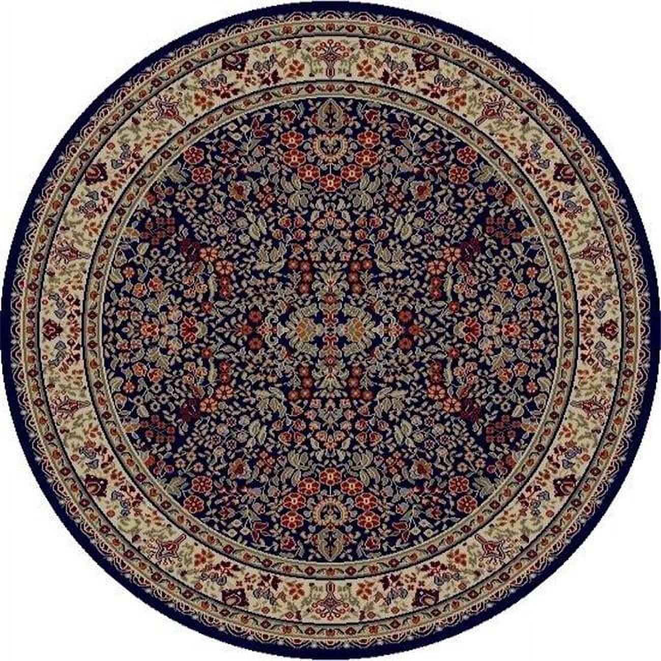 Picture of Concord Global 41140 5 ft. 3 in. Jewel Sarouk - Round, Navy