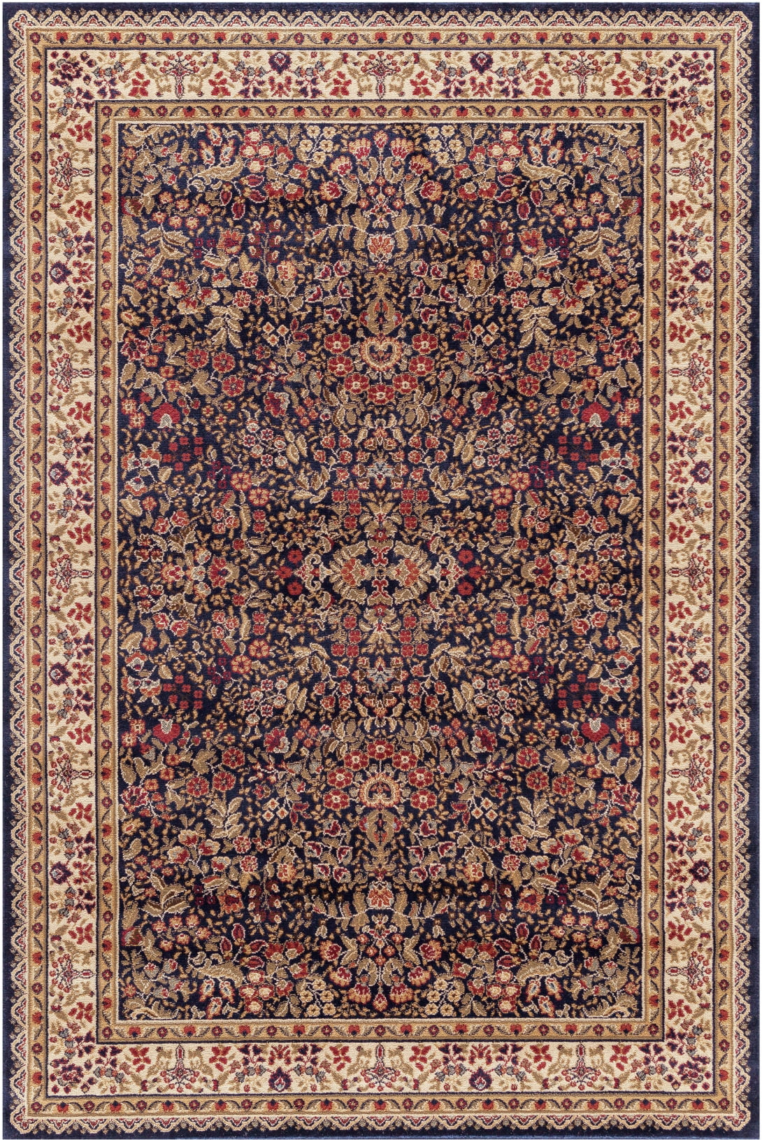 Picture of Concord Global 41145 5 ft. 3 in. x 7 ft. 7 in. Jewel Sarouk - Navy