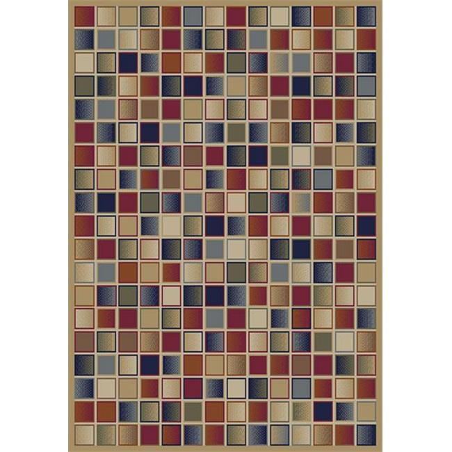 Jewel Checkboard - Gold - 2 ft. 7 in. x 4 ft.