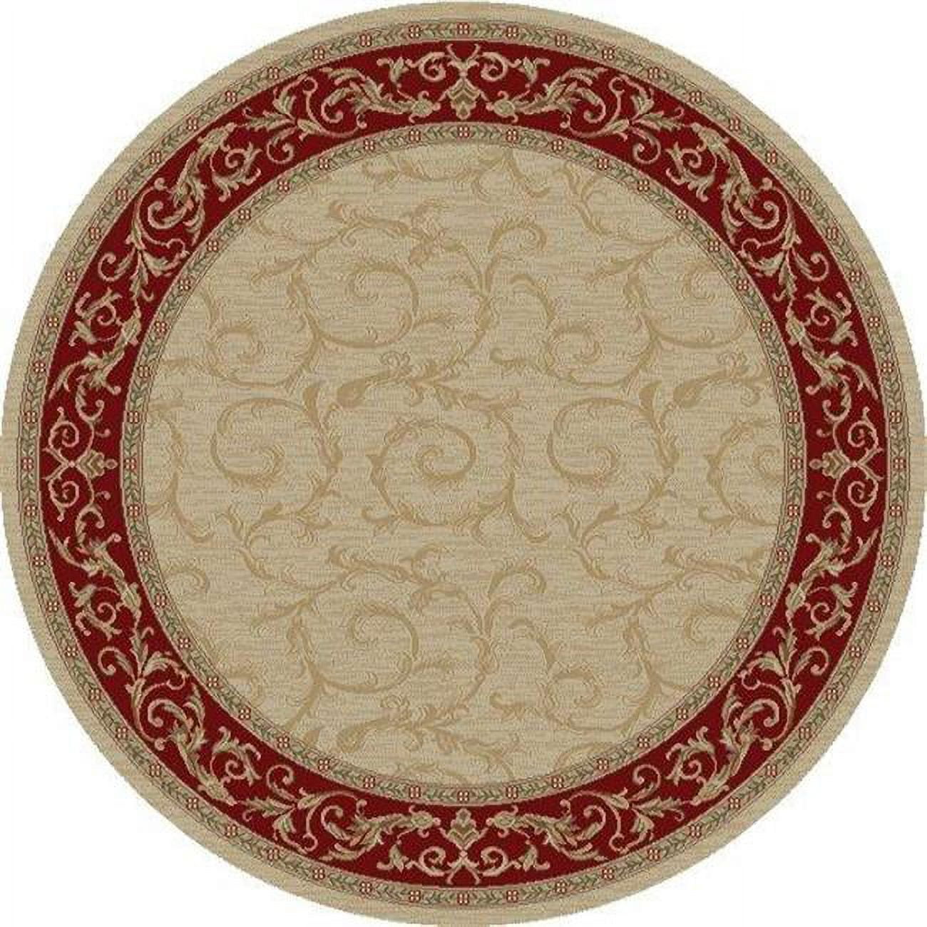 5 ft. 3 in. Jewel Veronica - Round, Ivory