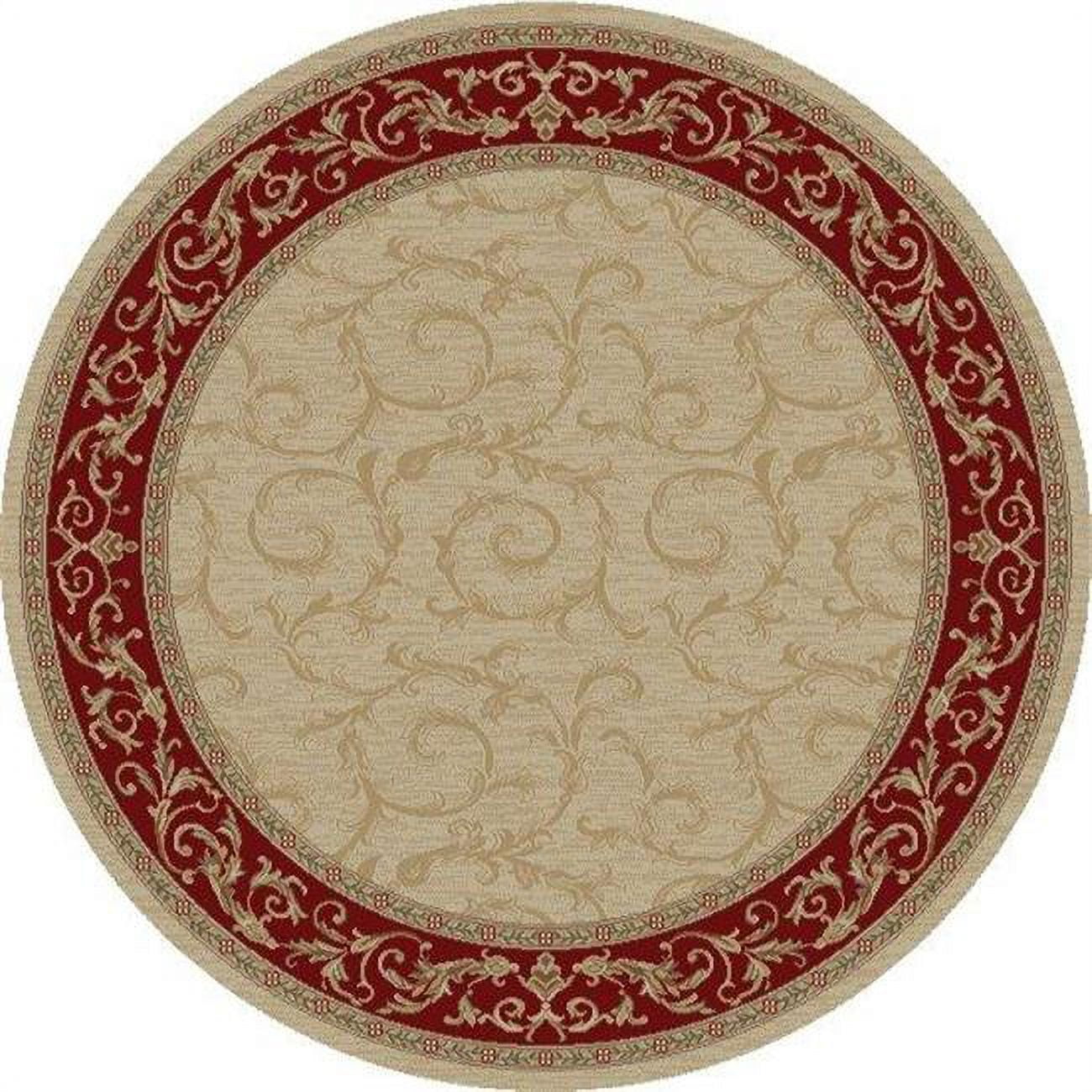 5 ft. 3 in. x 7 ft. 7 in. Jewel Veronica - Ivory