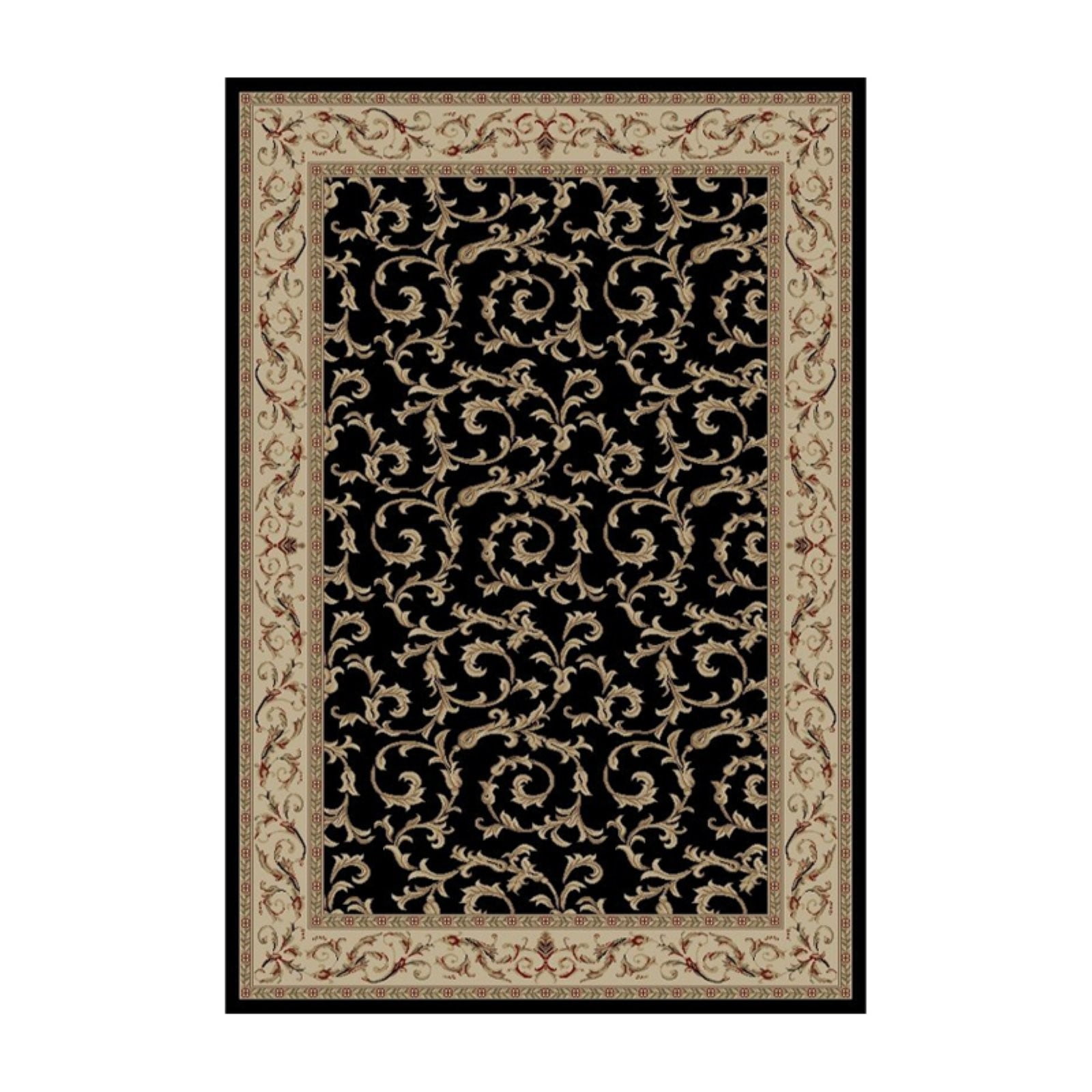 9 ft. 3 in. x 12 ft. 6 in. Jewel Veronica - Black