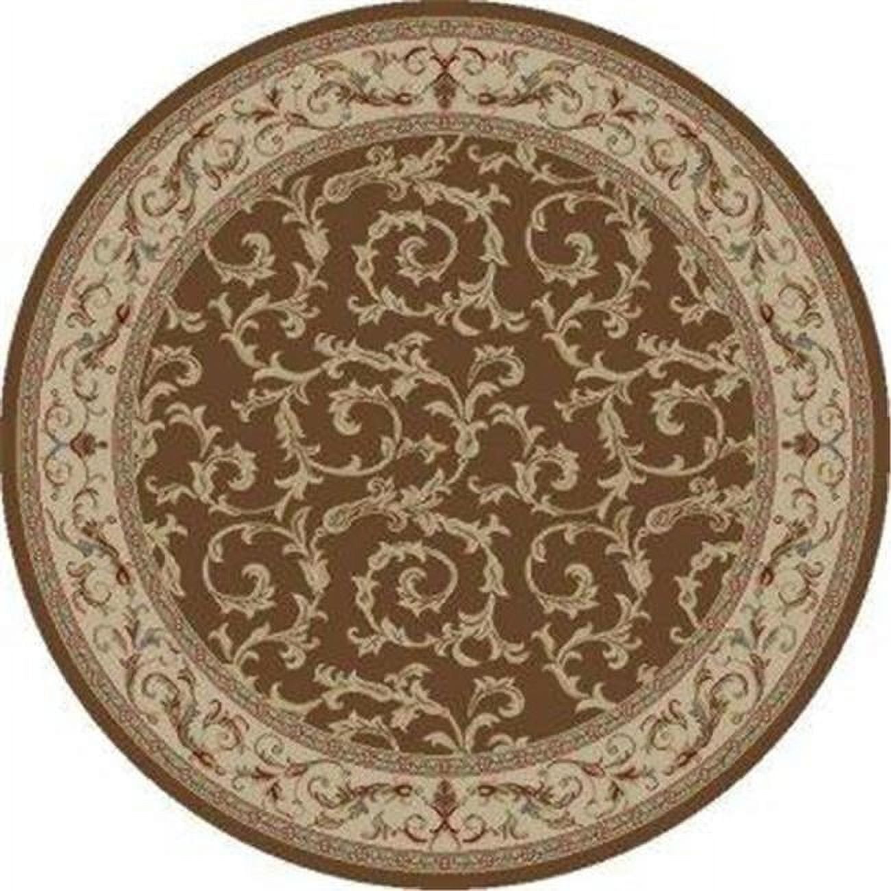 Jewel Veronica - Brown - 5 ft. 3 in. Round