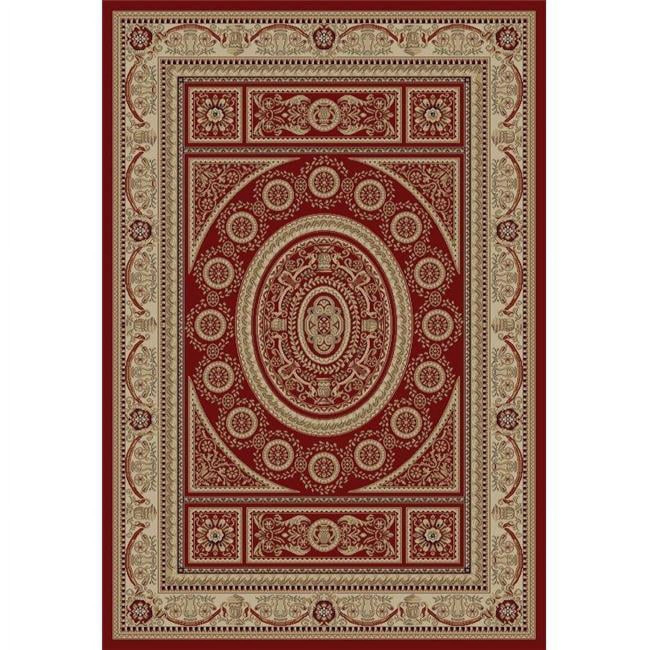 Picture of Concord Global 44104 3 ft. 11 in. x 5 ft. 7 in. Jewel Aubusson - Red