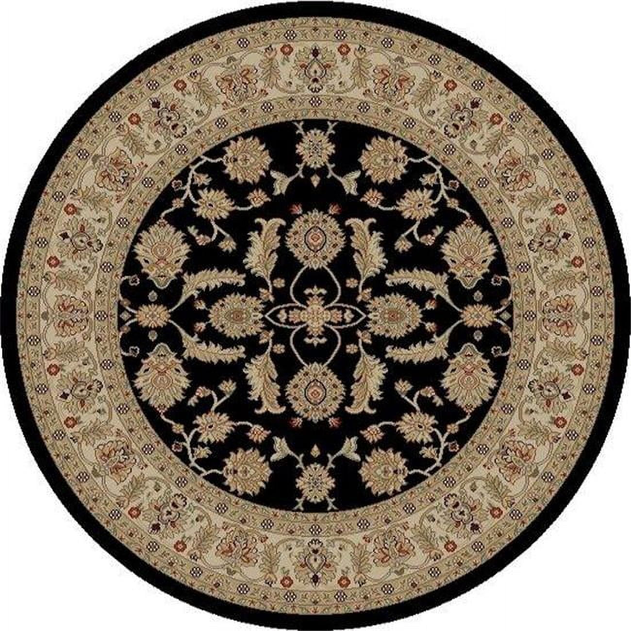 5 ft. 3 in. x 7 ft. 7 in. Jewel Antep - Black