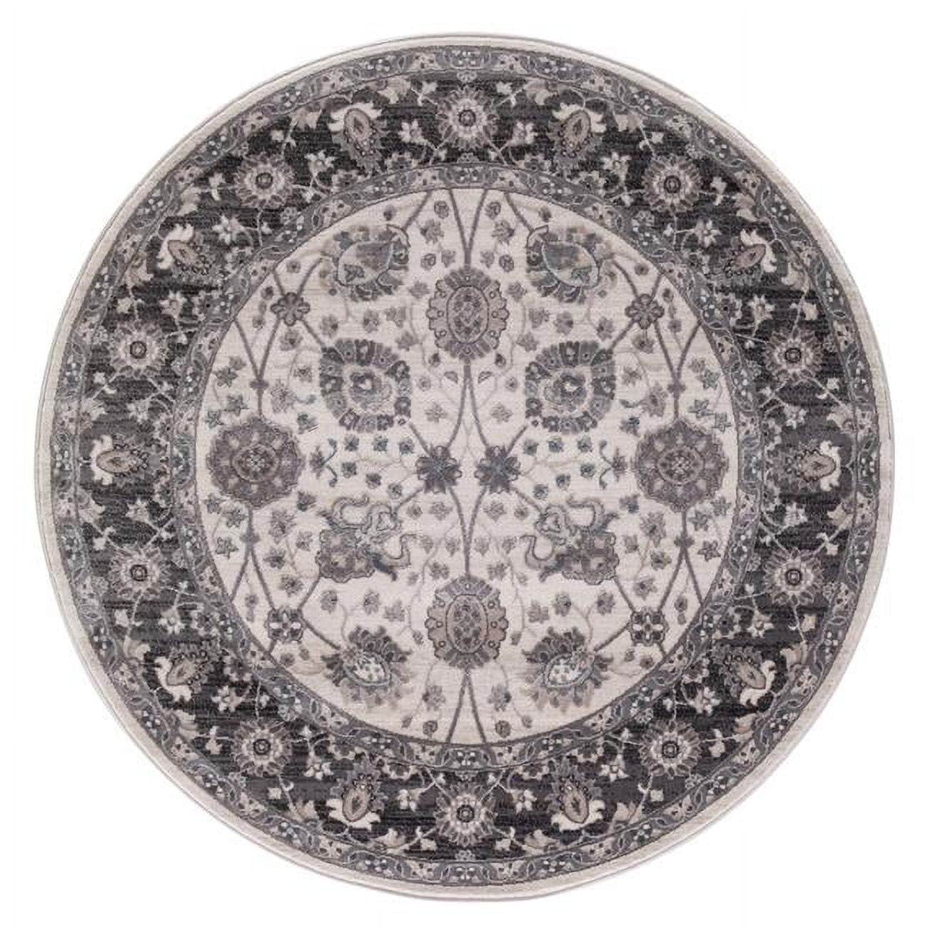 Concord Global 45310 5 ft. 3 in. Lara Vase Round - Ivory, Grey