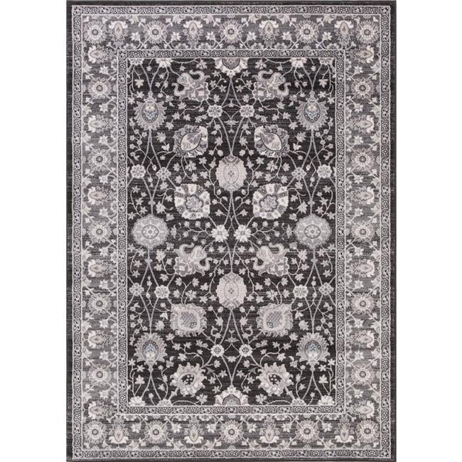 Concord Global 45336 6 ft. 7 in. x 9 ft. 3 in. Lara Vase - Anthracite