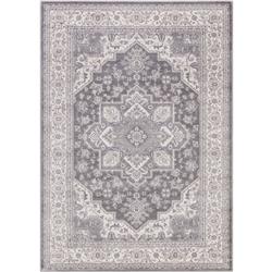 Concord Global 45466 6 ft. 7 in. x 9 ft. 3 in. Lara Heriz - Grey