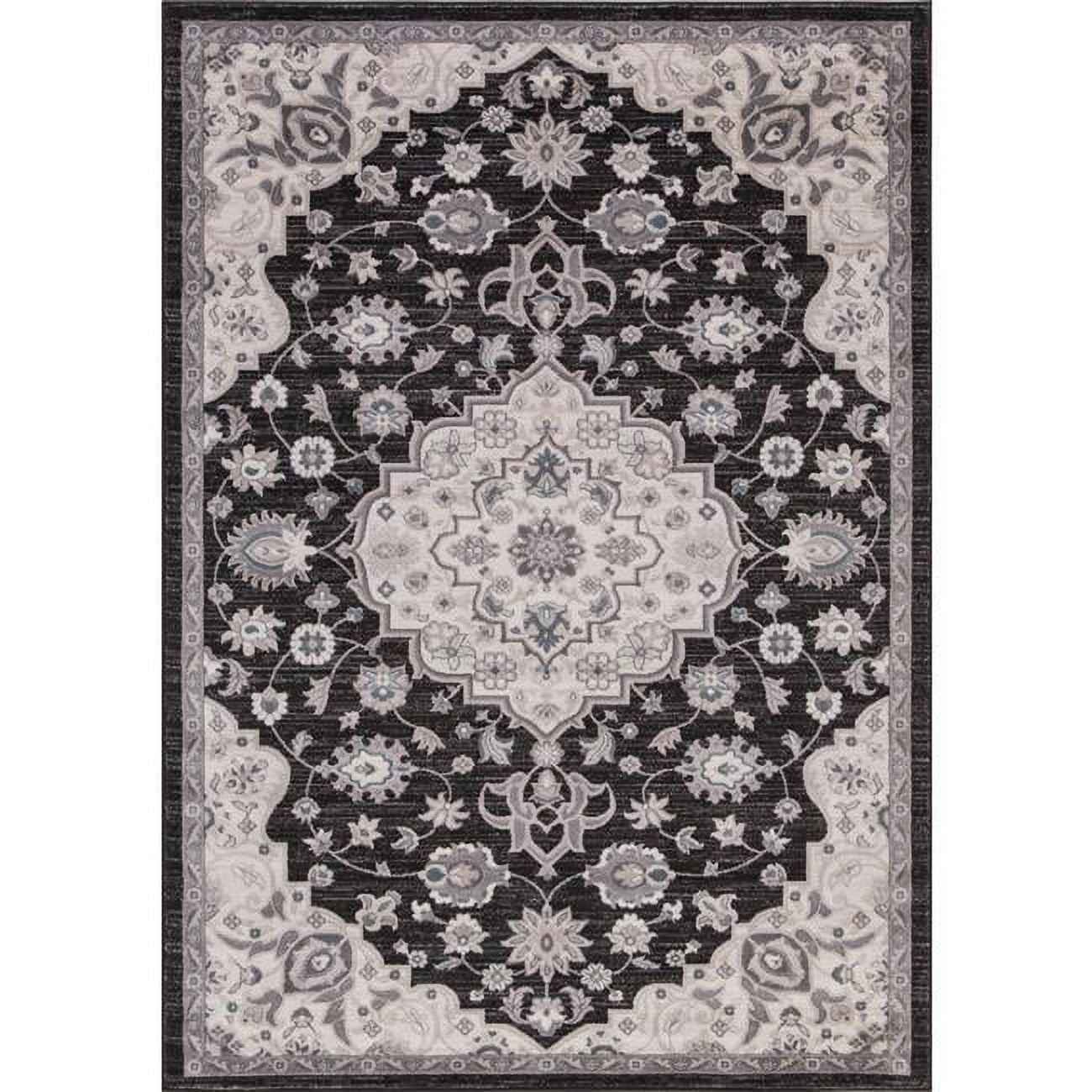 Lara Center Medallion - Anthracite