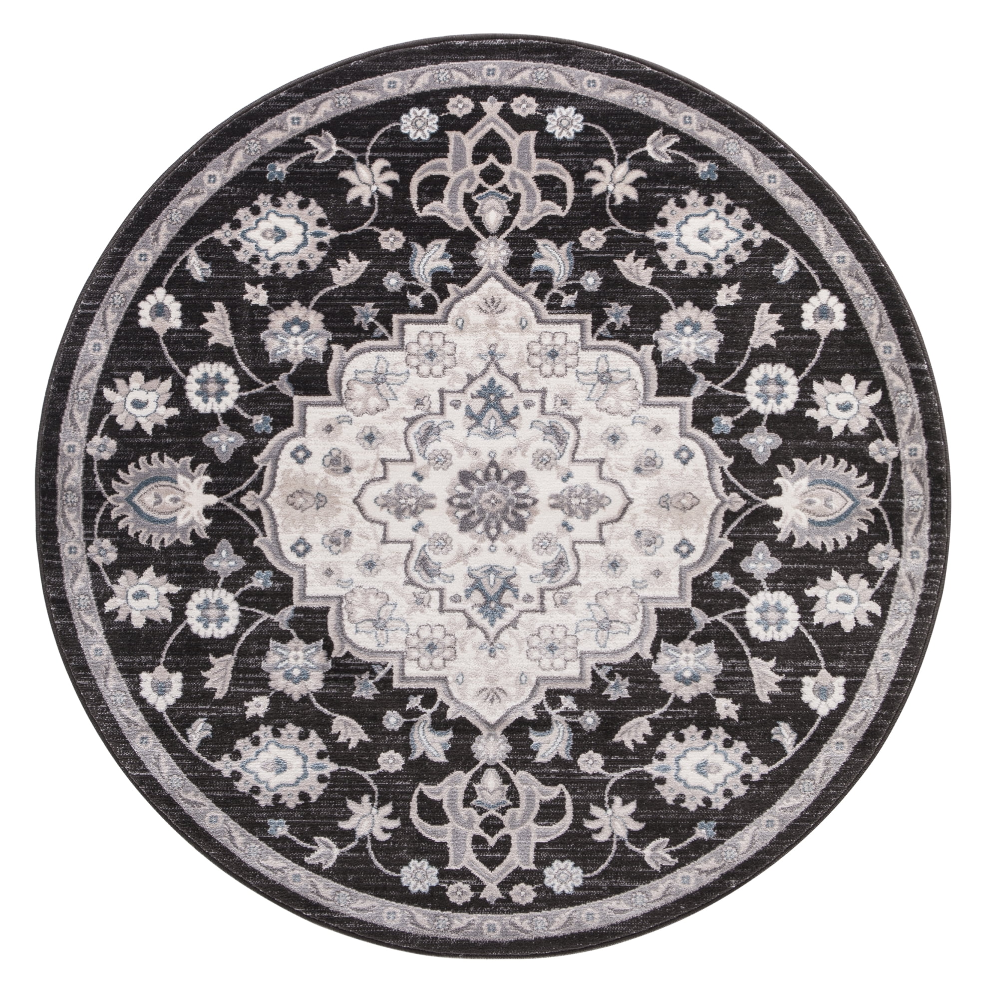 7 ft. 10 in. Lara Center Medallion Round - Anthracite