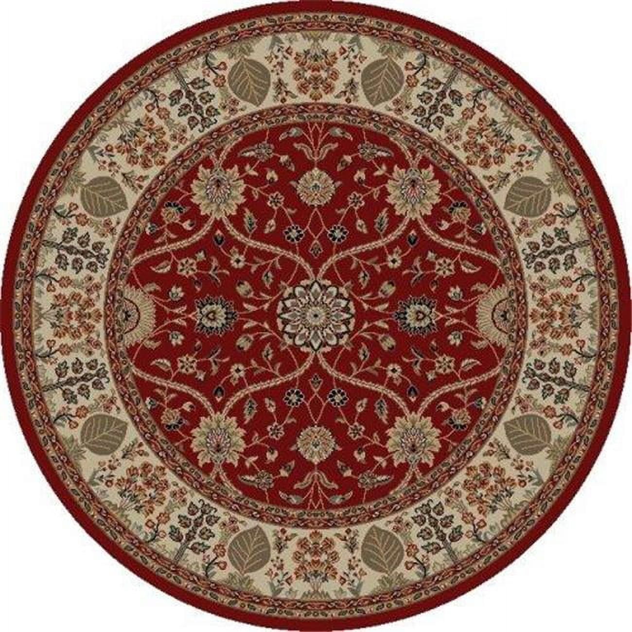 5 ft. 3 in. Jewel Voysey - Round, Red