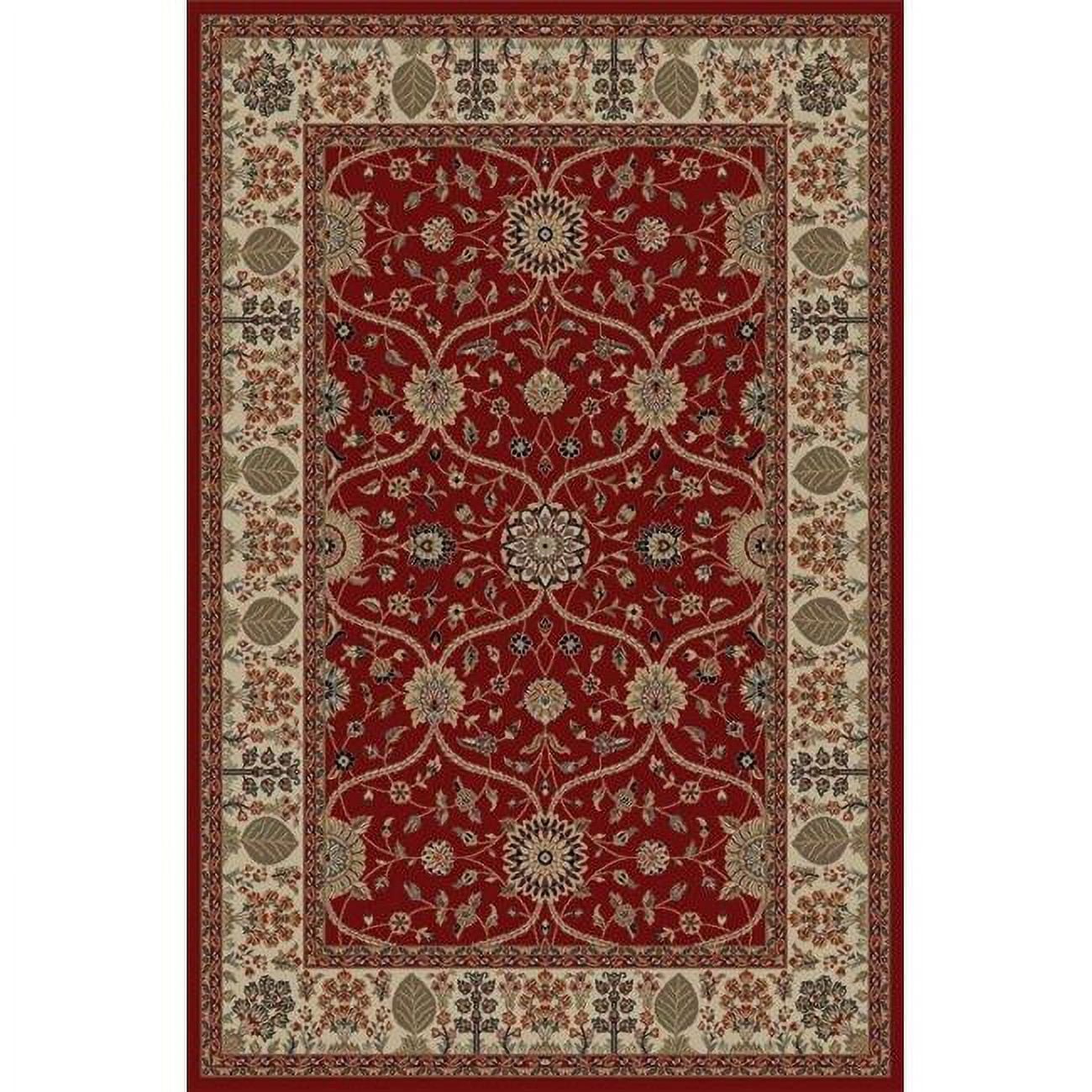 7 ft. 10 in. x 9 ft. 10 in. Jewel Voysey - Red