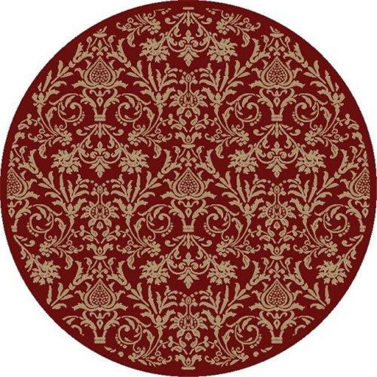 Jewel Damask - Red - 5 ft. 3 in.