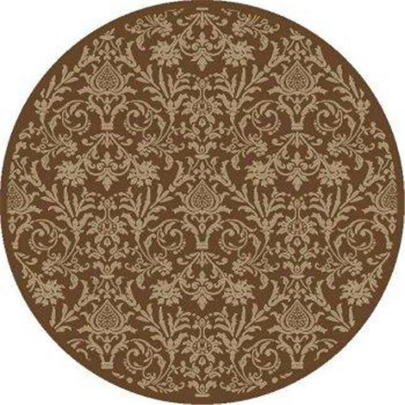 Jewel Damask - Brown - 5 ft. 3 in.