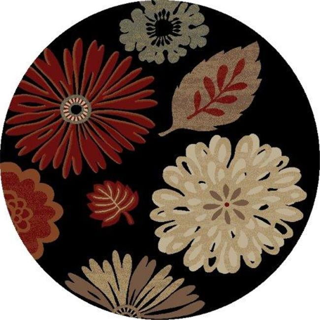 Jewel Kaleidoscope - Black - 2 ft. 7 in. x 4 ft.