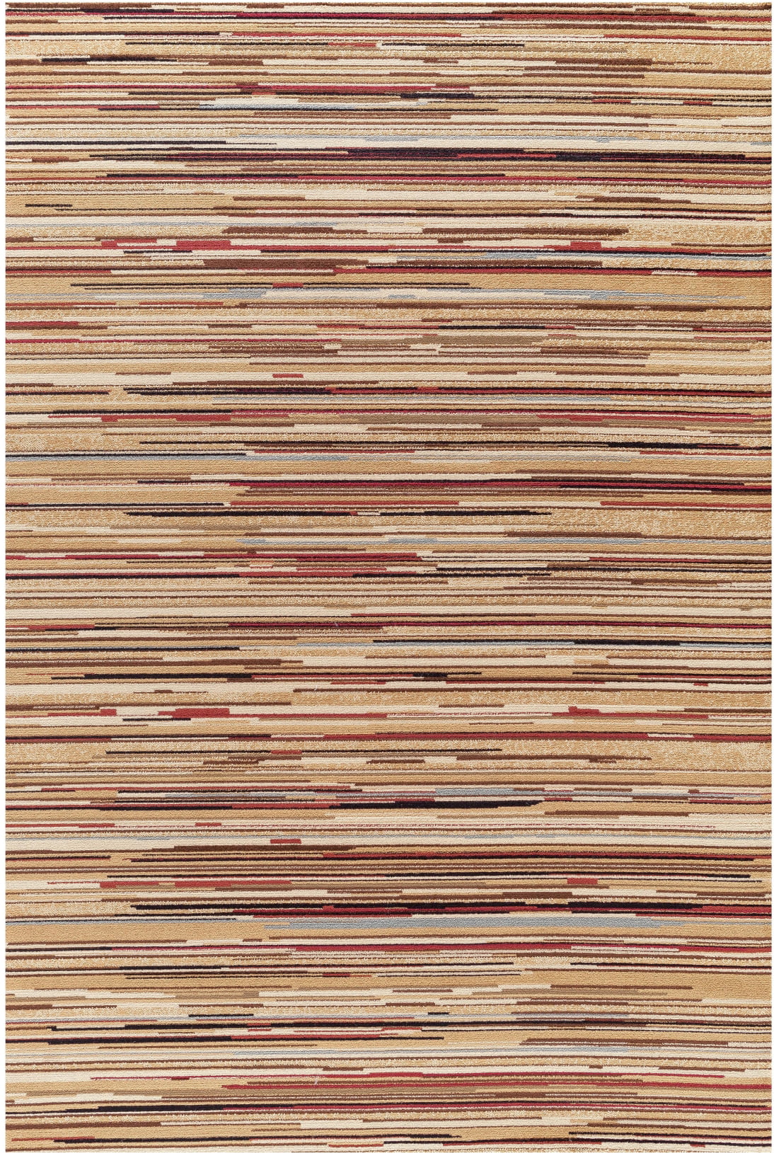 6 ft. 7 in. x 9 ft. 3 in. Jewel Straiton Stripes - Multi Color