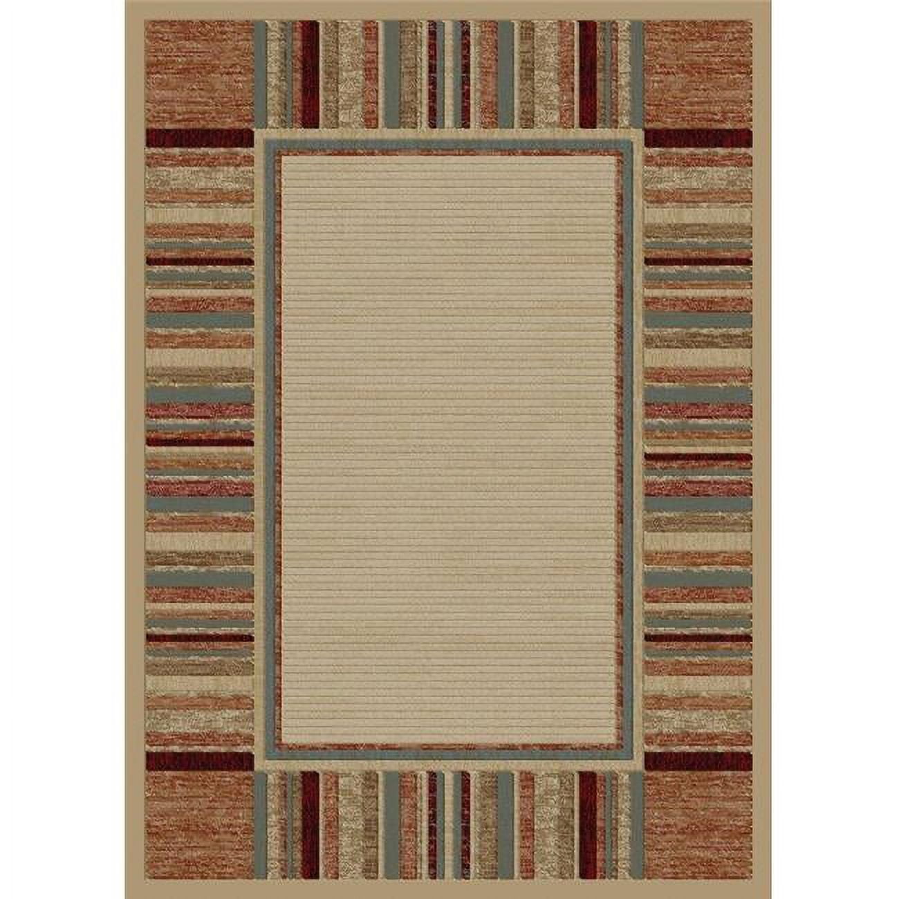 7 ft. 10 in. x 10 ft. 10 in. Soho Border - Ivory