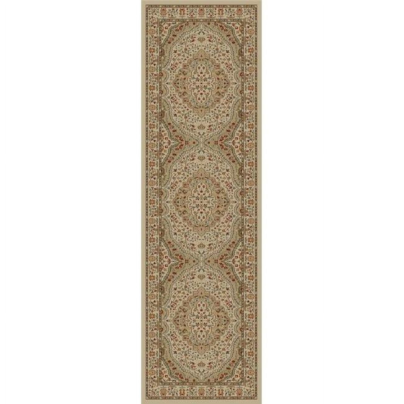 Concord Global 61428 9 ft. 3 in. x 12 ft. 6 in. Ankara Kerman - Ivory