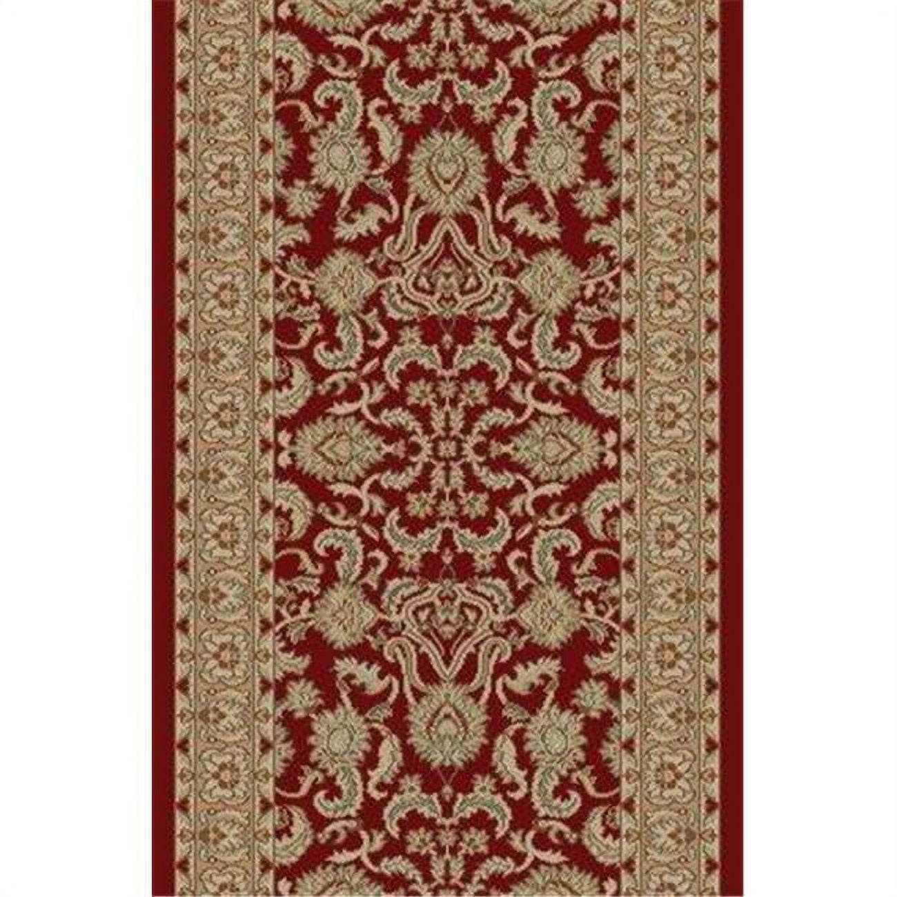 Concord Global 61708 9 ft. 3 in. x 12 ft. 6 in. Ankara Oushak - Red
