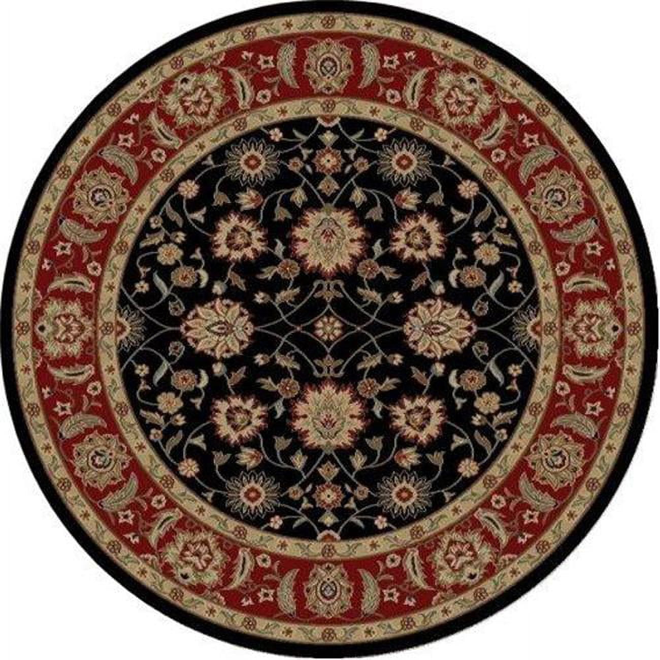 Ankara Zeigler - Black - 5 ft. 3 in. Round