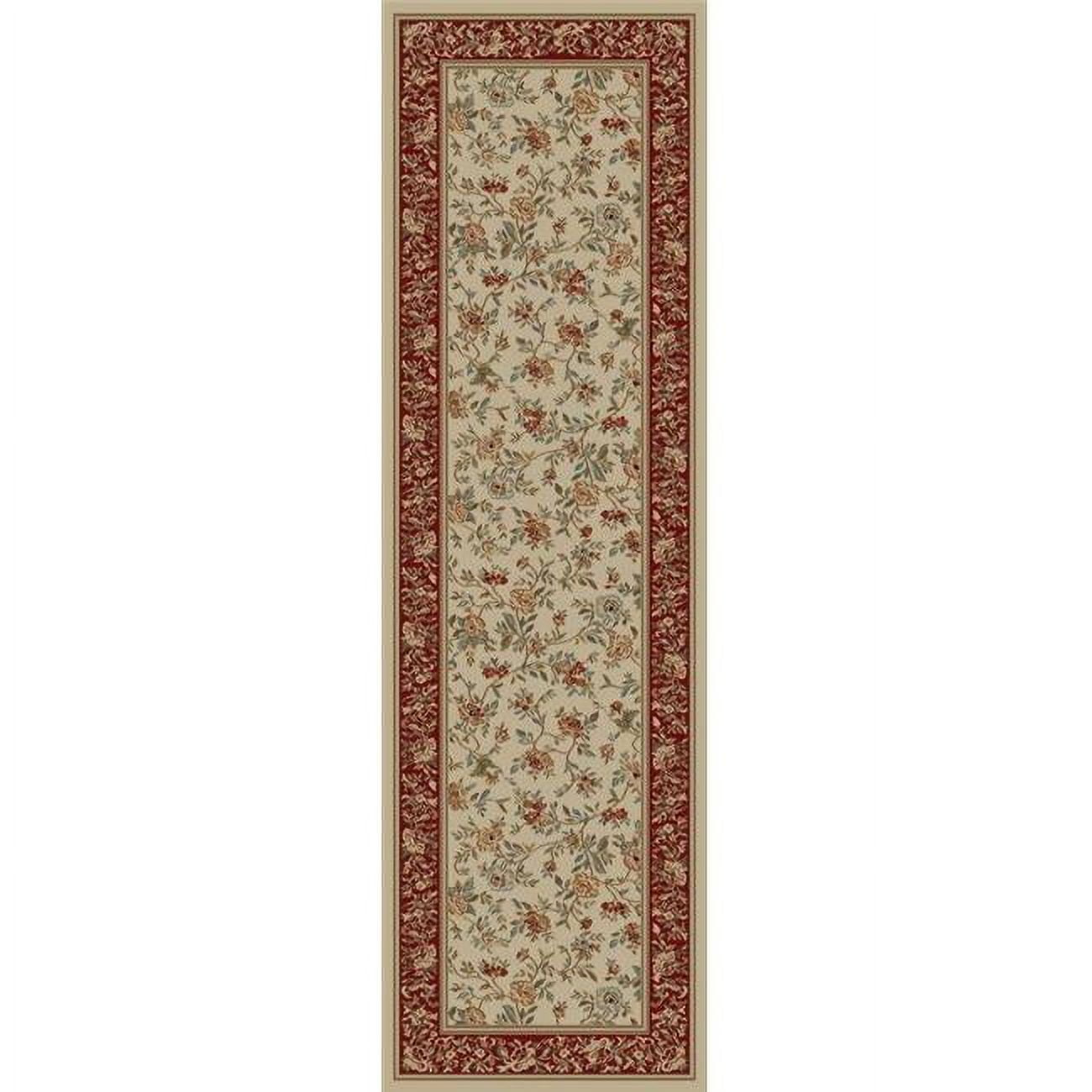 9 ft. 3 in. x 12 ft. 6 in. Ankara Floral Garden - Ivory