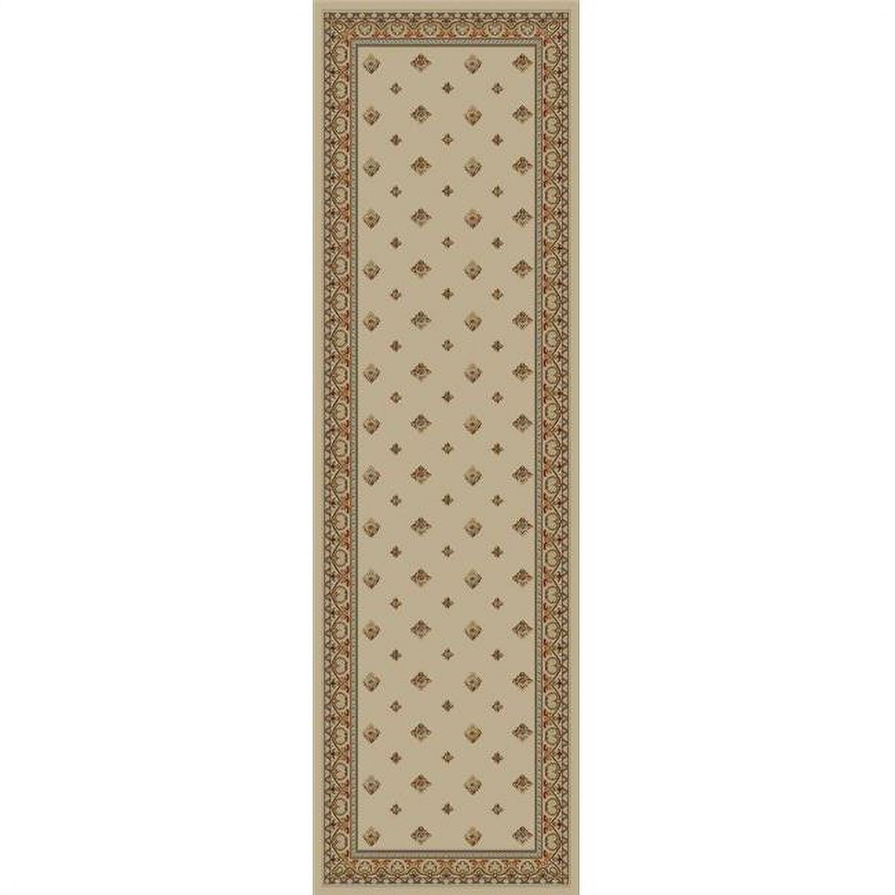 Ankara Pin Dot - Ivory - 6 ft. 7 in. x 9 ft. 6 in.